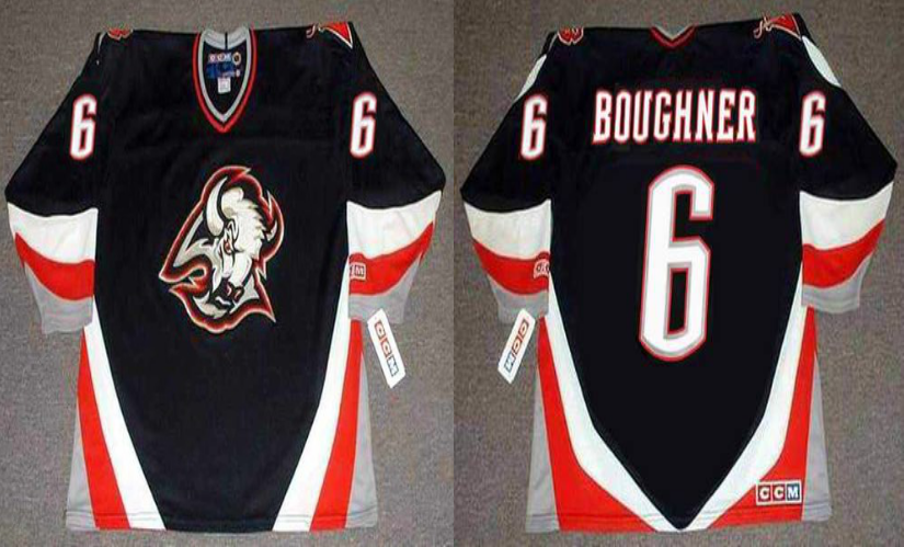 2019 Men Buffalo Sabres #6 Boughner black CCM NHL jerseys->buffalo sabres->NHL Jersey